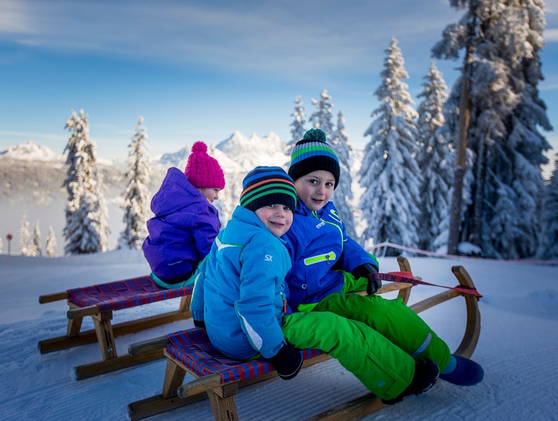 Rodeln und Schlittenfahren © Tourismusverband Filzmoos